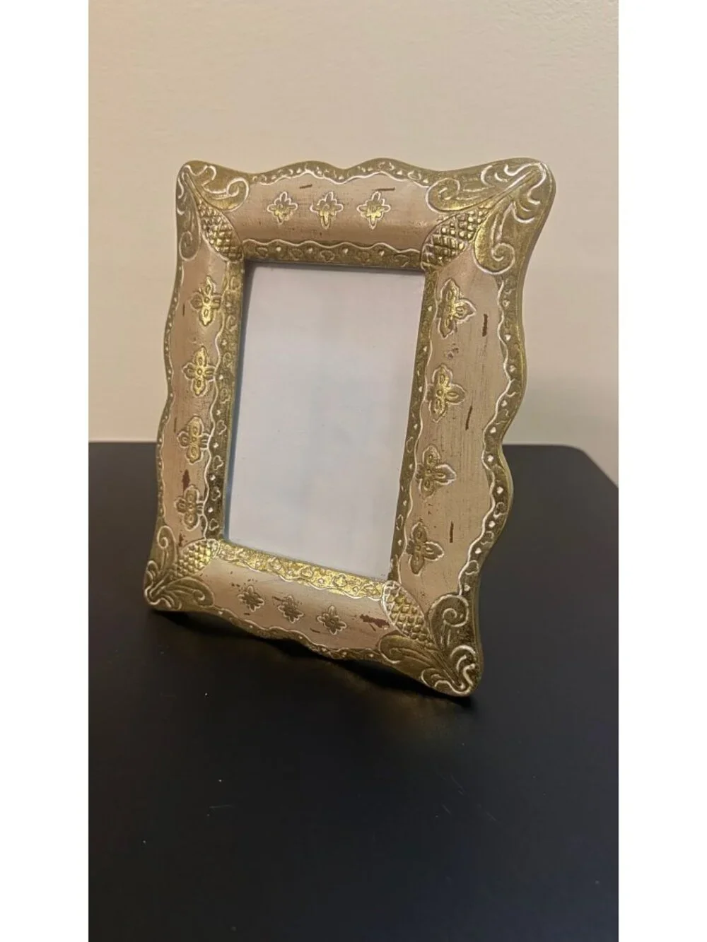 Italian Baroque Style Argento SC by Sicura Inc 4x6 inch Picture Frame